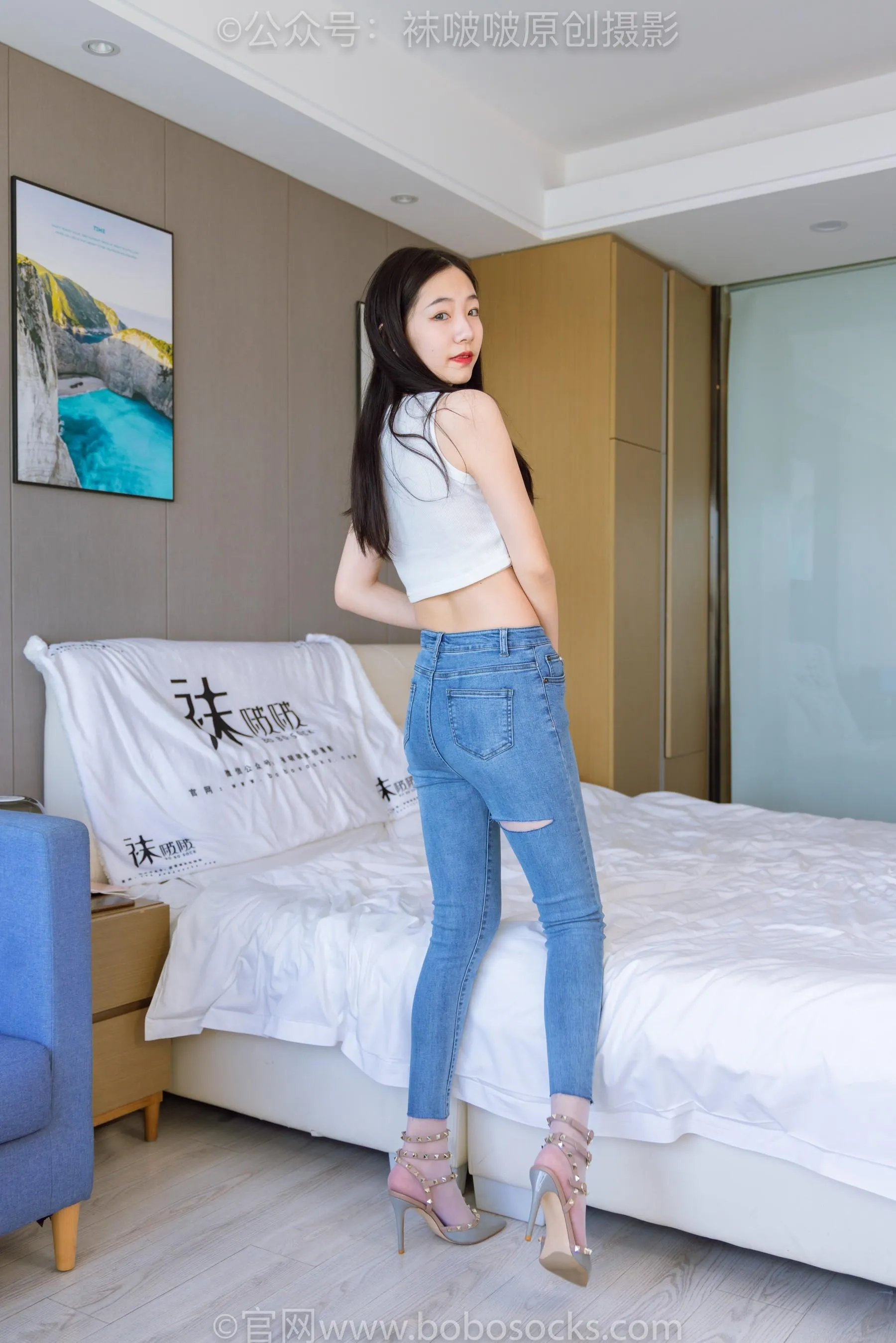 [BoBoSocks袜啵啵]NO.201 小甜豆-高跟鞋、白丝 [87P]插图6